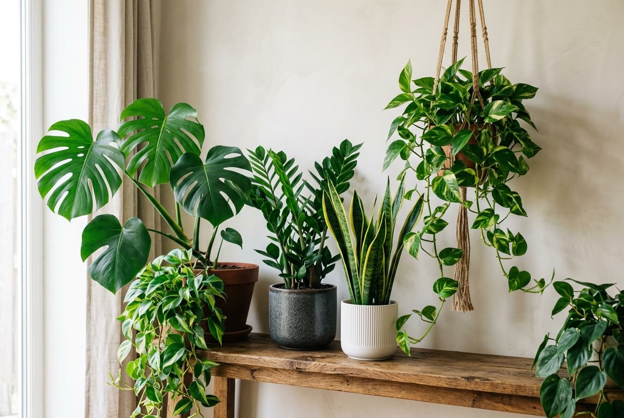Plants that live well indoors